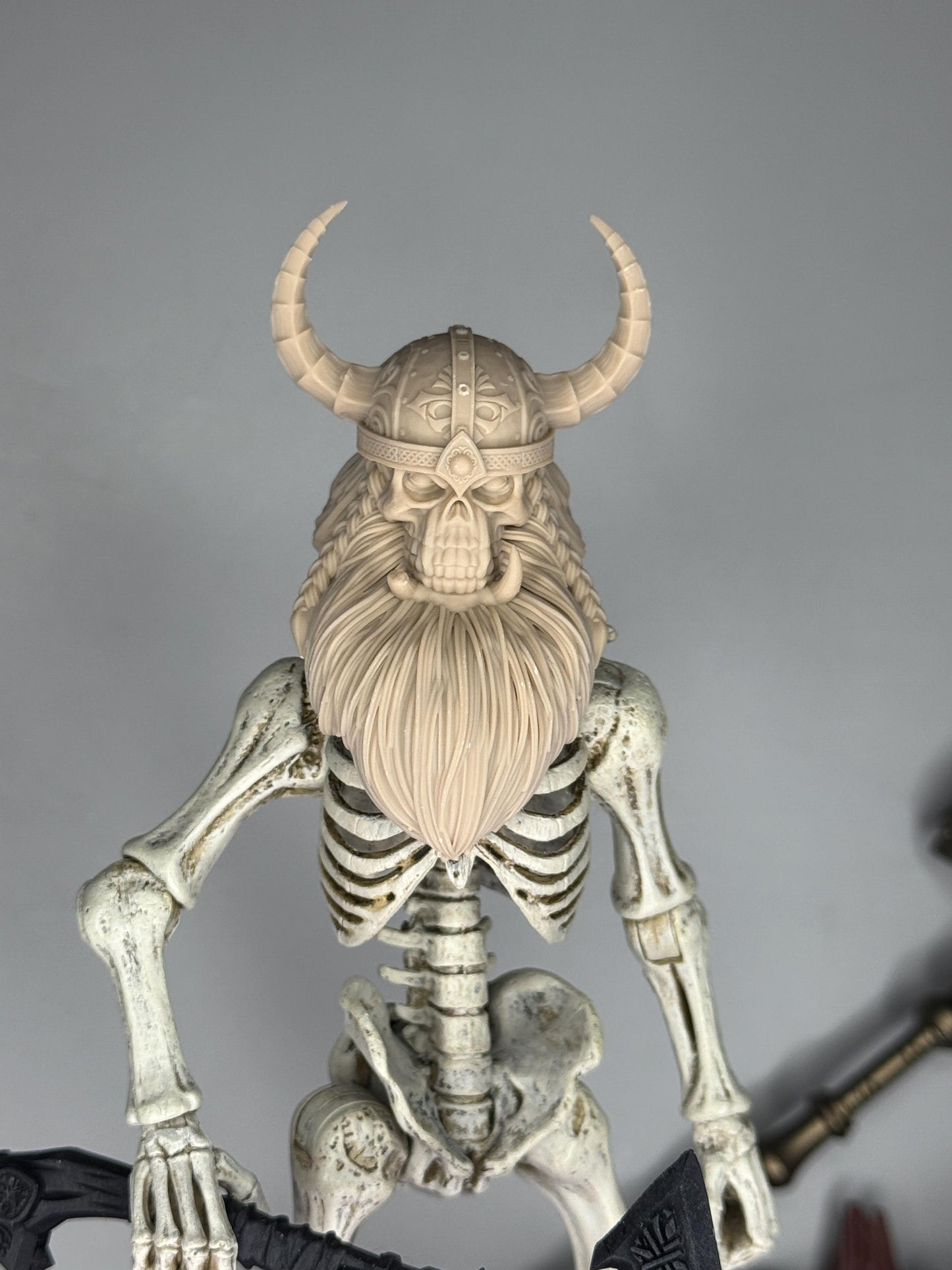 Kraggar Foulbite, orc skull head - Mythic legions 1.0 scale