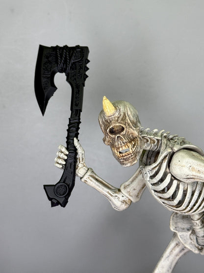 Hand Painted cyclops skull Monokor the Watcher head - Mythic Legions 1.0 scale