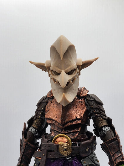 Laird Gobestro, the goblin in the iron moon mask head - Mythic legions 2.0