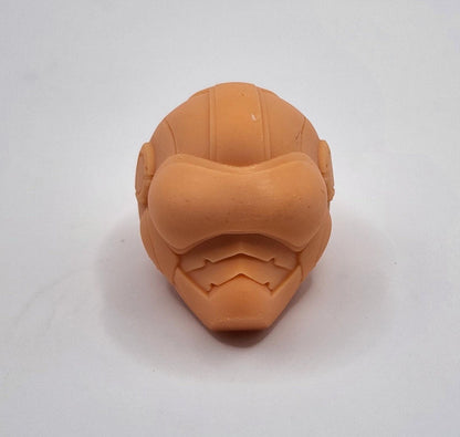 Pilot helmet head - 1/12 scale