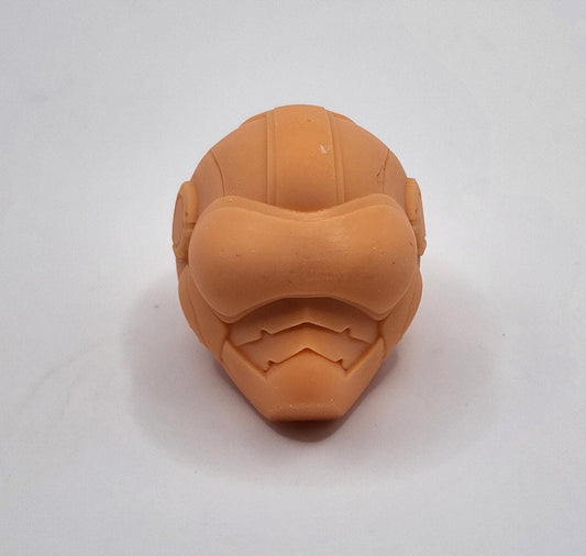 Pilot helmet head - 1/12 scale