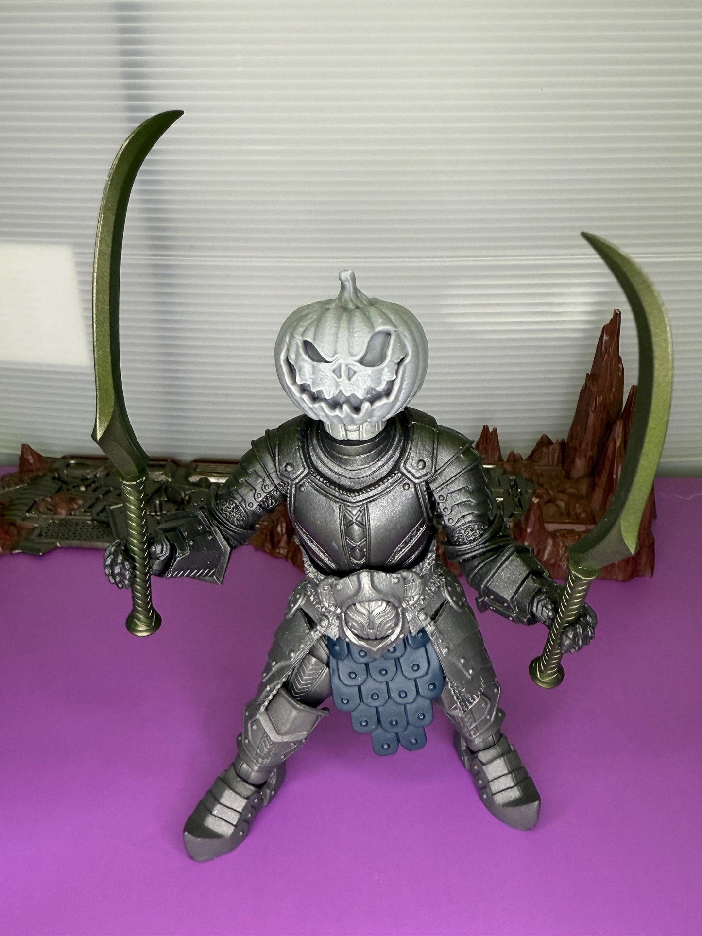 Grimharvest, pumpkin head - Mythic Legions 1.0 scale