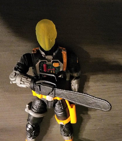 Chainsaw inspired by evil dead army of darkness ash williams - 1/12 scale BAT attachment