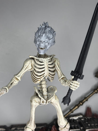 Malgor the Flamebane, flaming skull head - Mythic legions 1.0