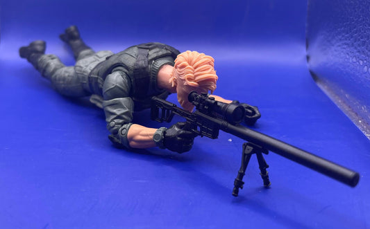 Sniper Rifle with Scope/Bipod V2 - 1:12 scale