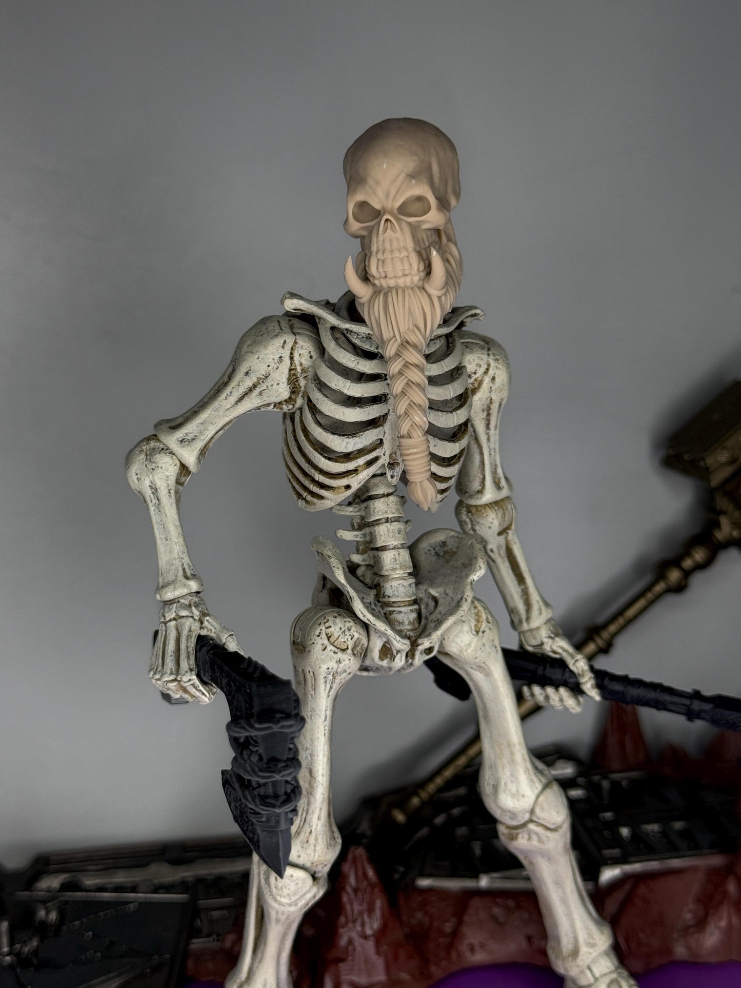Kragok the Twisted, orc skull head - Mythic legions 1.0 scale