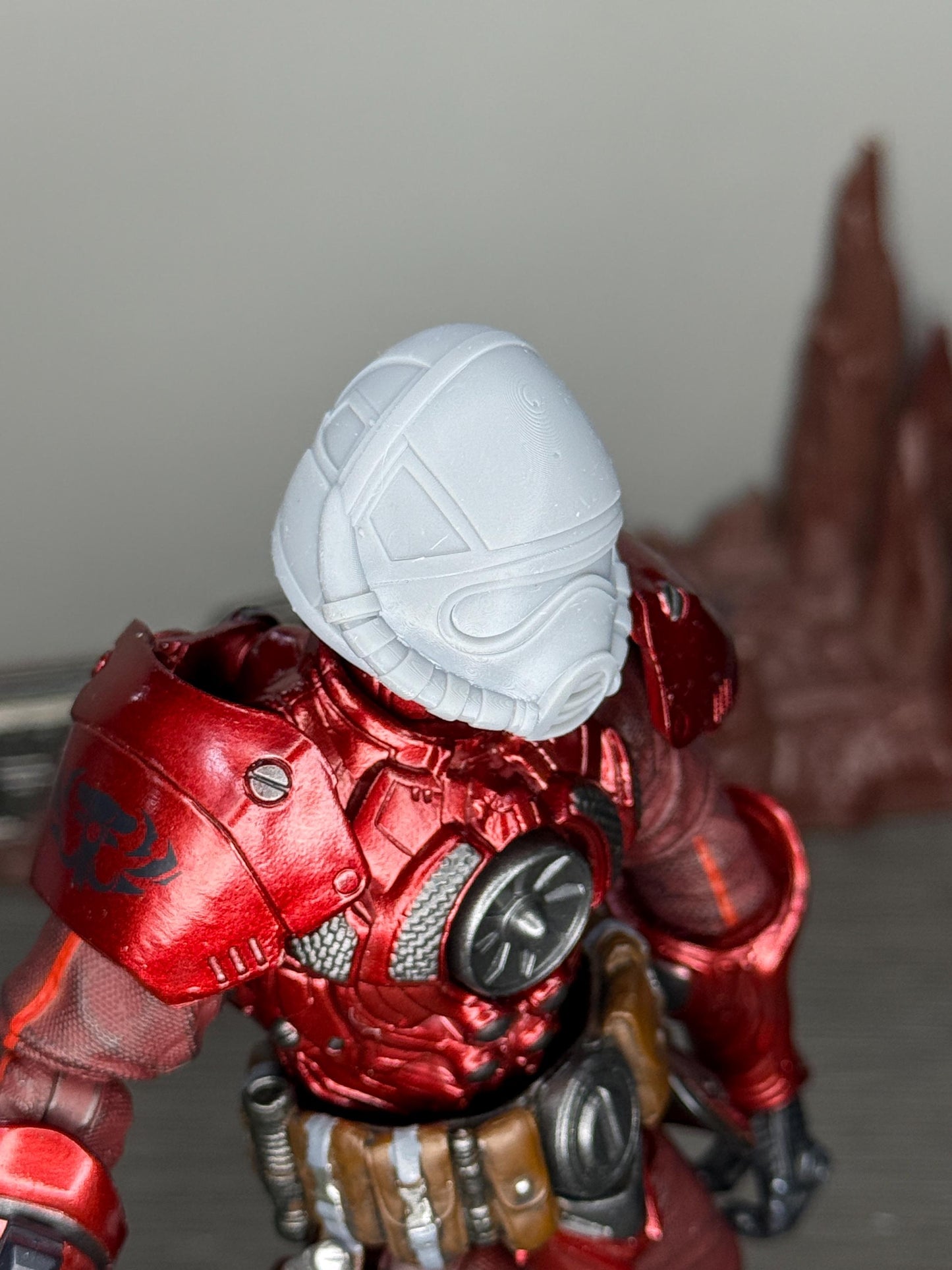 GI Joe AVAC inspired Male head - 1:10 Scale