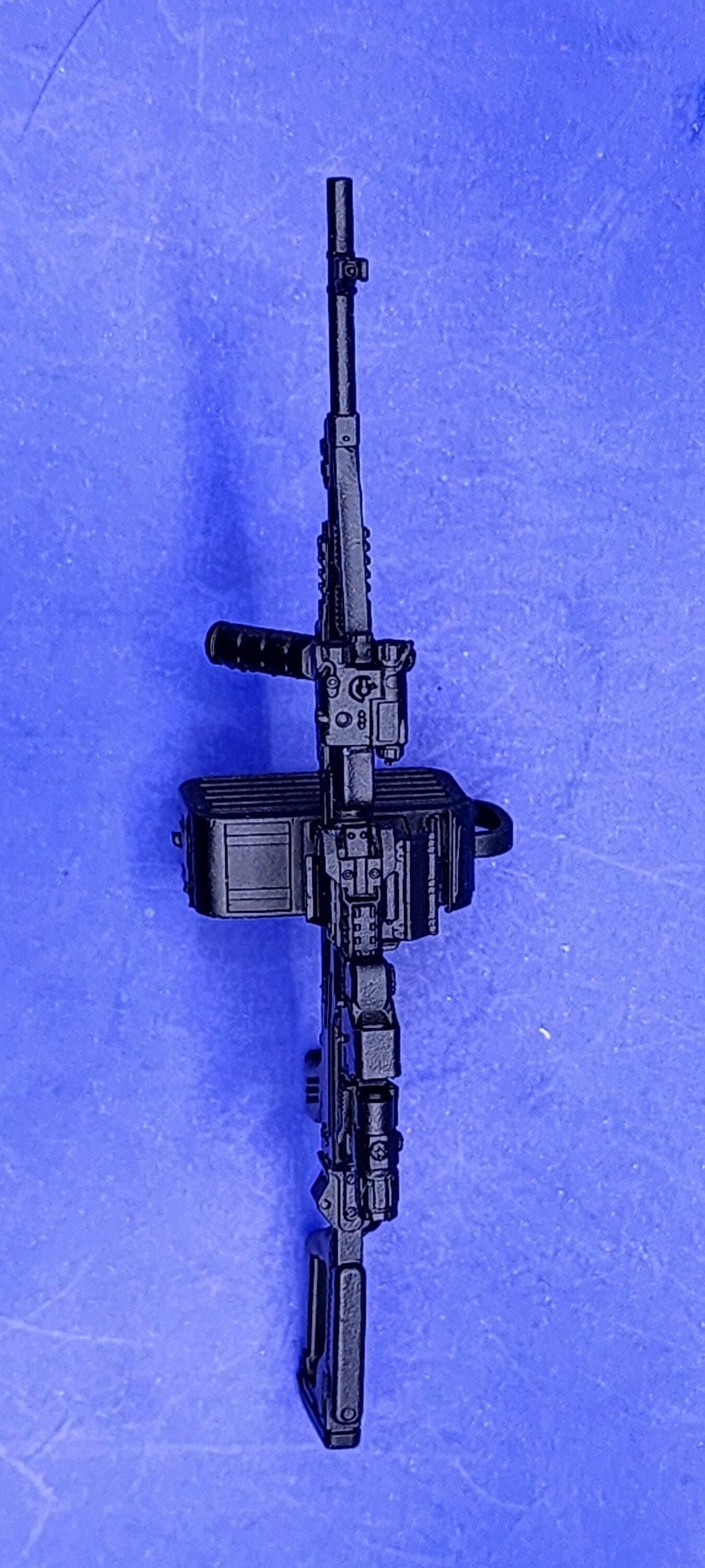 Pkp pecheneg machine gun - 1:10 scale 3d printed