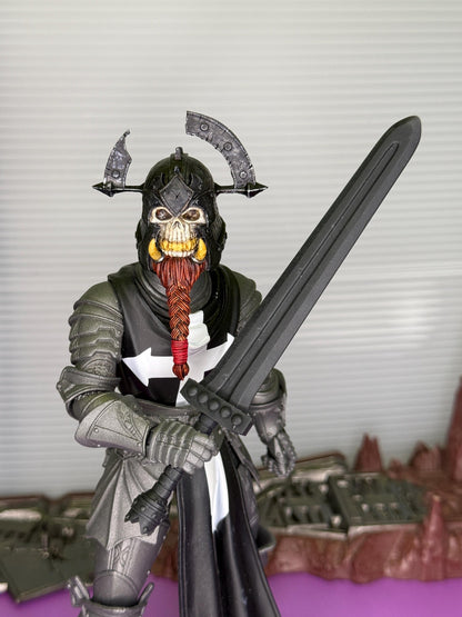 Painted Lurg Skullsmash the Unlucky orc skull head – Mythic Legions 1.0 scale