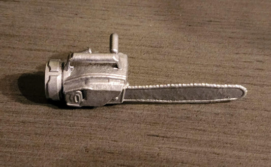 Gun Metal Chainsaw inspired by Ash Williams Army of Darkness - 1/12 scale BAT Attachment