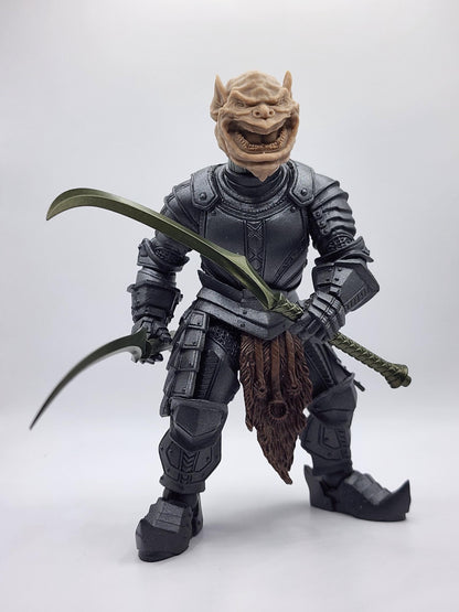 Chawgrim the Ferth, goblin head - Mythic Legions 1.0 scale