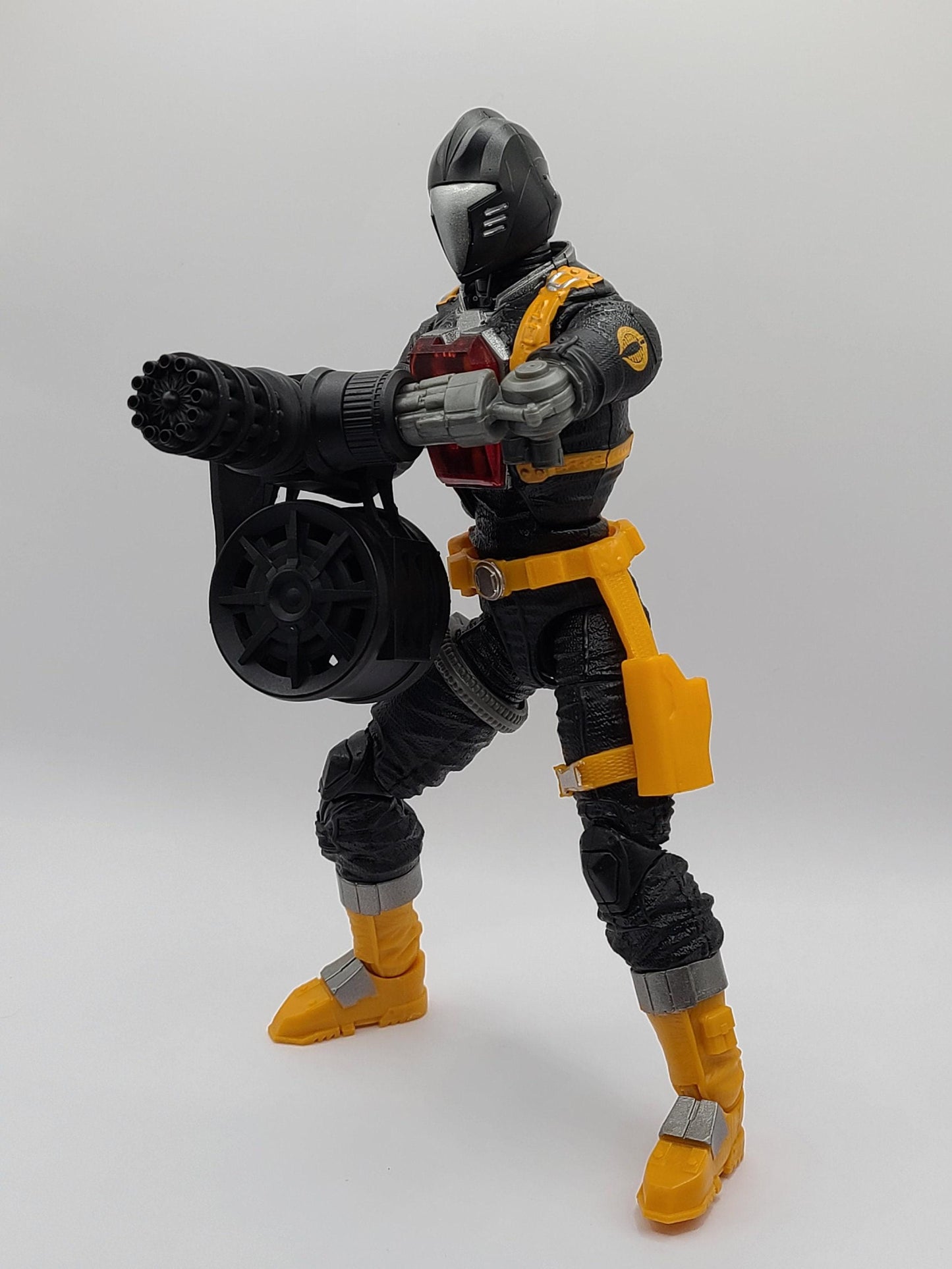 Bat Blaster Gatling Gun (multiple colors) - 1/12 scale GI Joe classified BAT Attachment