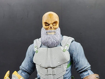 Silverbeard - painted skull head mythic legions 1.0 bodies