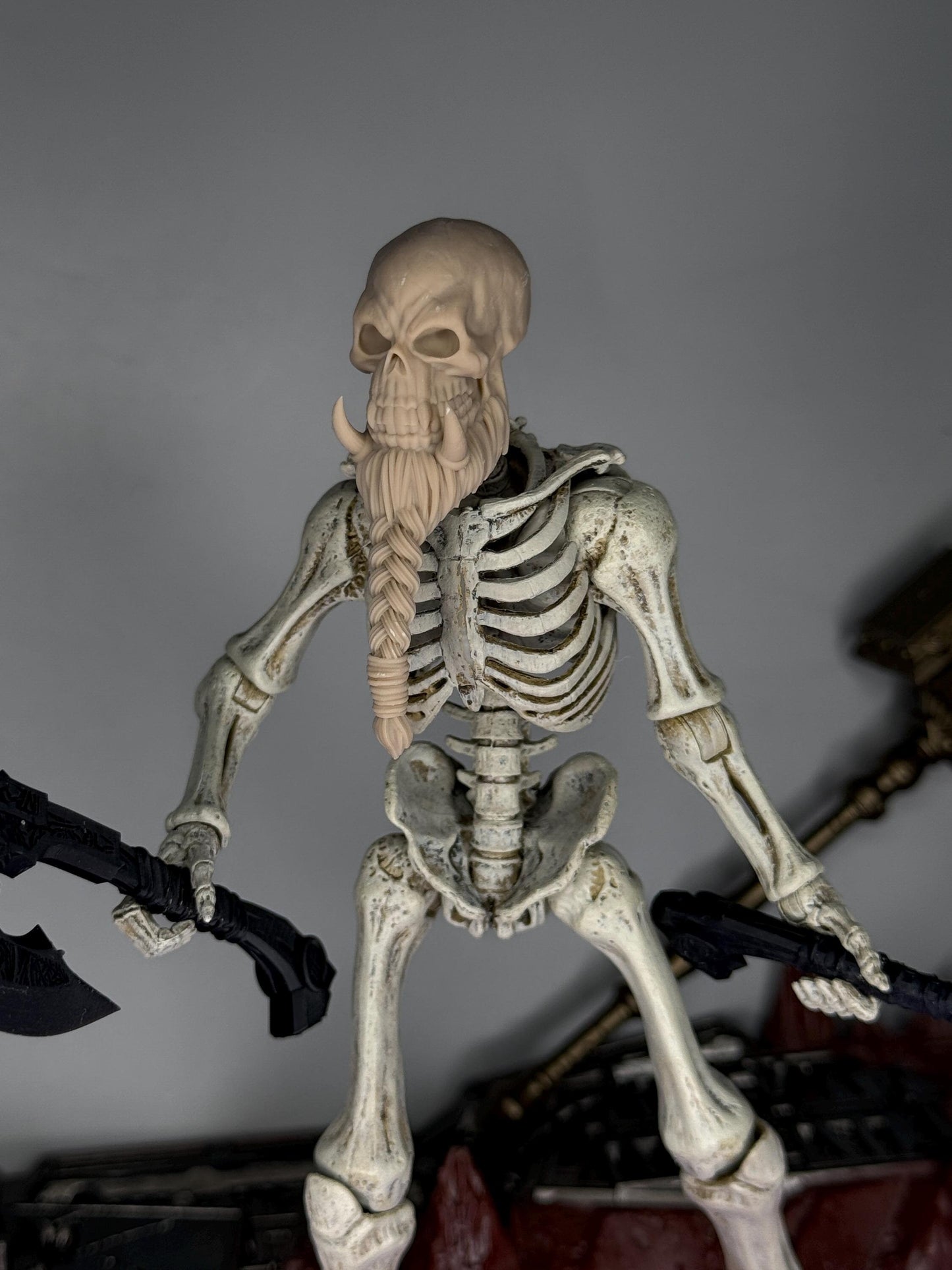 Kragok the Twisted, orc skull head - Mythic legions 1.0 scale