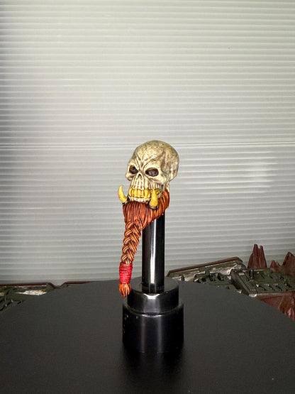 Painted Kragok the Twisted orc skull head – Mythic Legions 1.0
