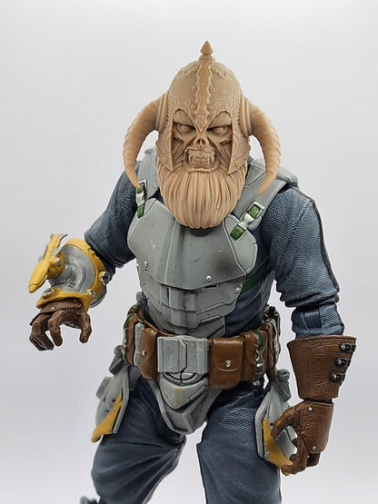 Gunnar Graveborn, viking undead head - Mythic Legions 1.0