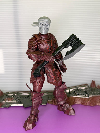 Skullbinder of the Forgotten Order, skull head – Mythic Legions 1.0 scale