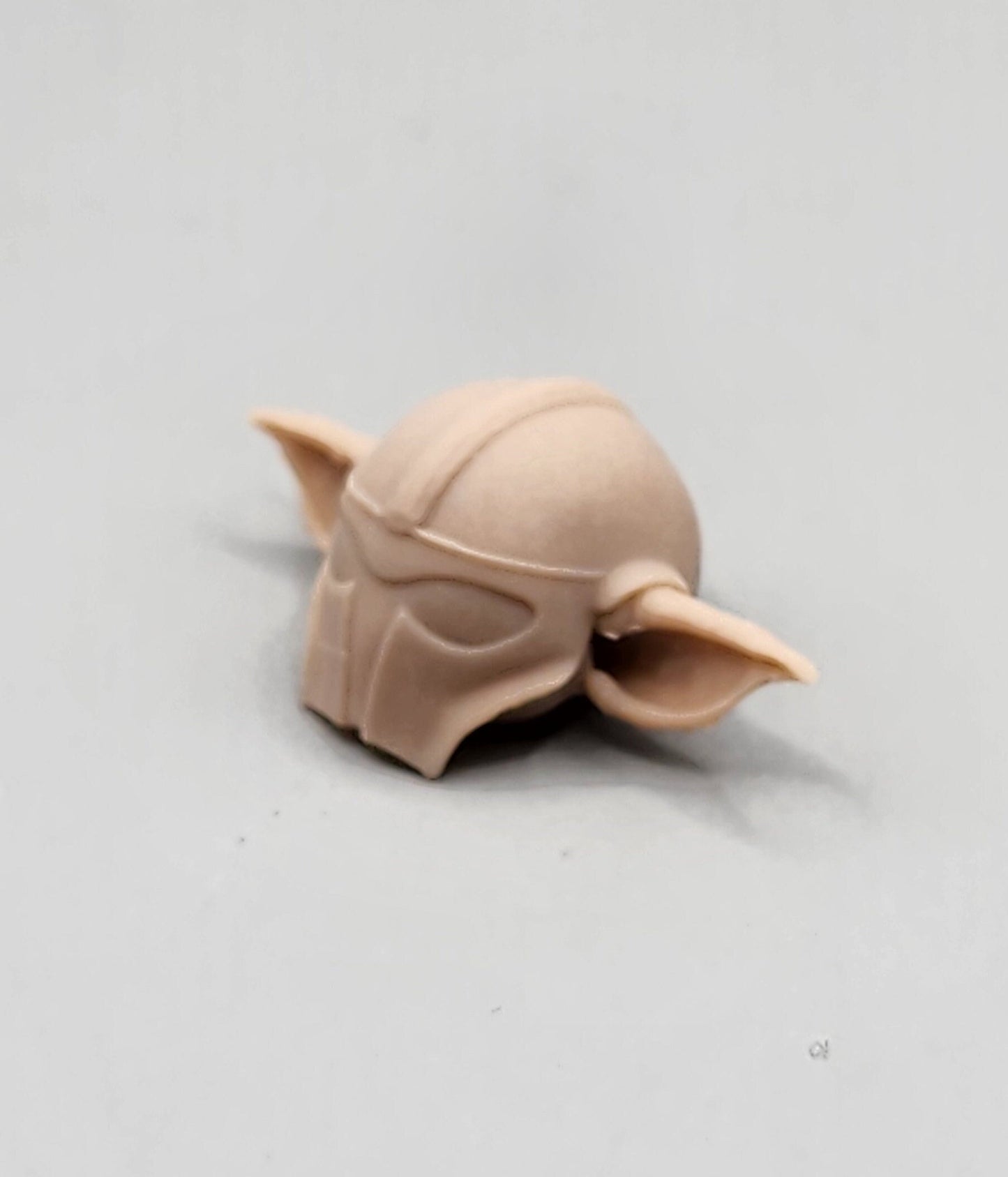 1/12 scale head inspired by The child grogu sized Armored Bounty Hunter helmet