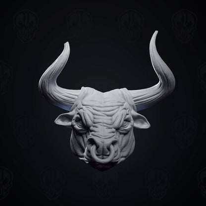 Little Horn, the minotaur head (unpainted)