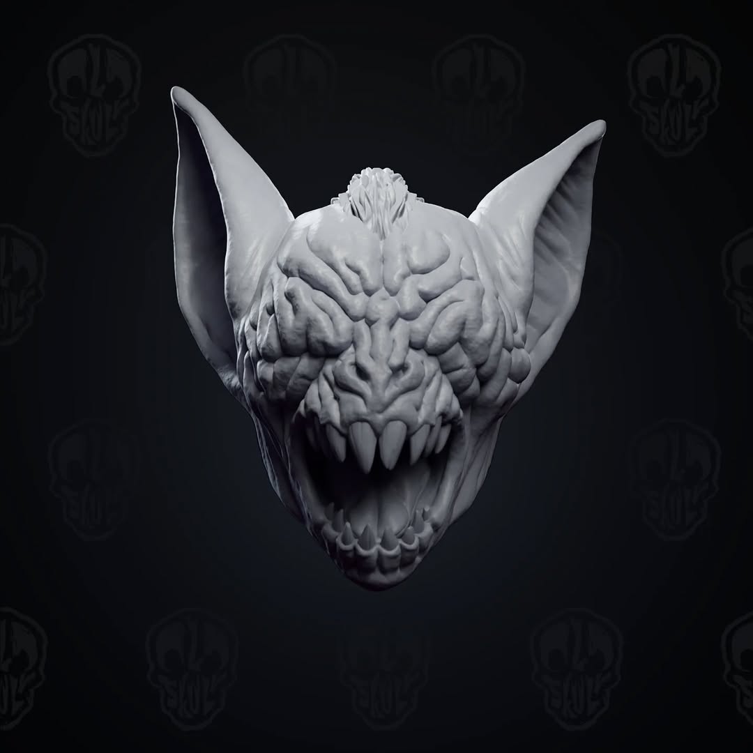 The Mutated Bat Head (unpainted)