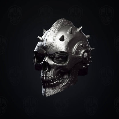 The Necroskull of the Forge Curse, skull knight head (unpainted)