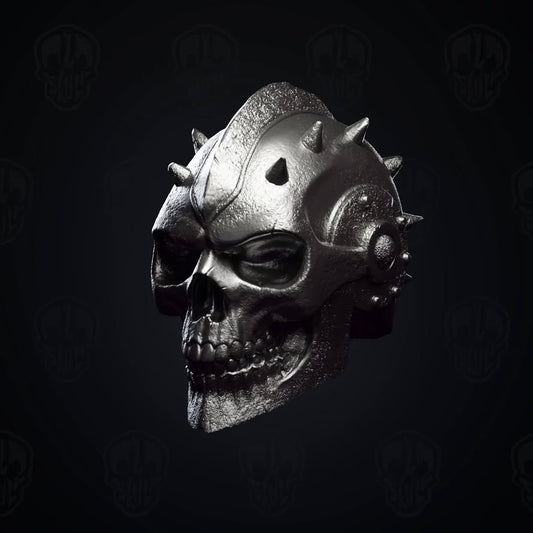 The Necroskull of the Forge Curse, skull knight head (unpainted)