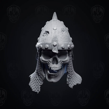 The Doomsworn, withered skeleton head (unpainted)