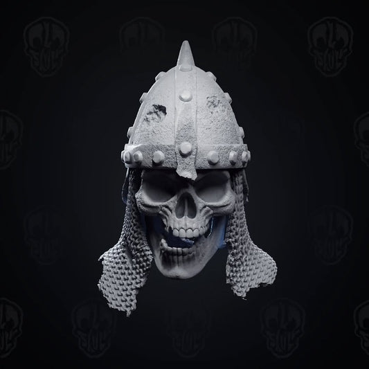 The Doomsworn, withered skeleton head (unpainted)