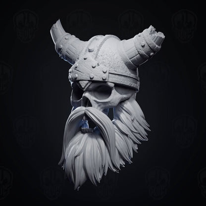 Eirikr the Restless, undead viking head (unpainted)