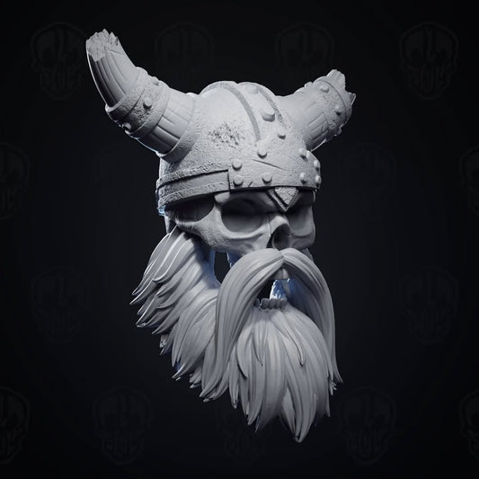 Eirikr the Restless, undead viking head (unpainted)