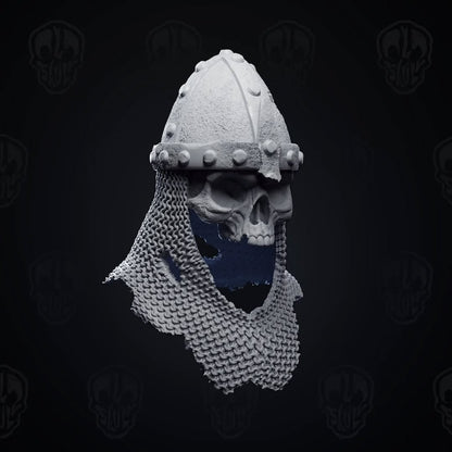 Lucian Vale, the undead wight head (unpainted)